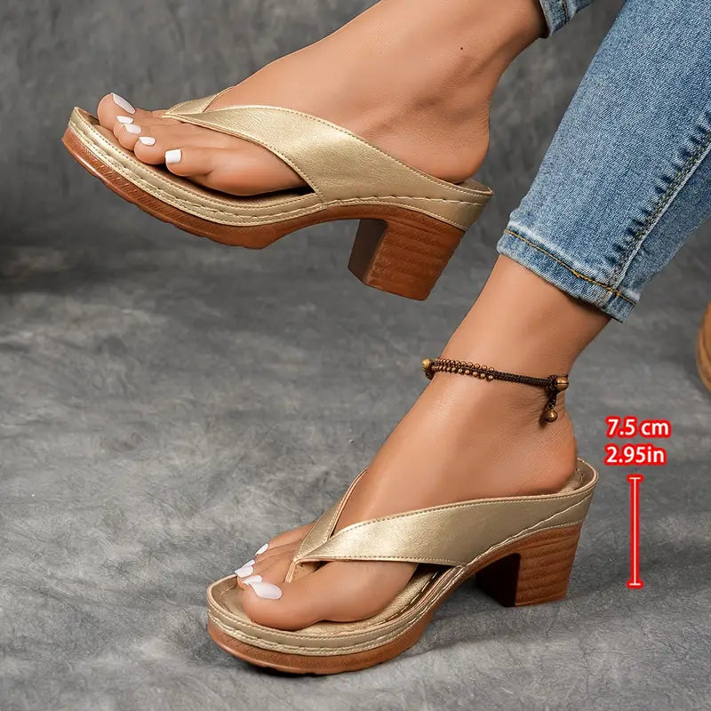 Charlotte Orthopedic Slipper with Heel