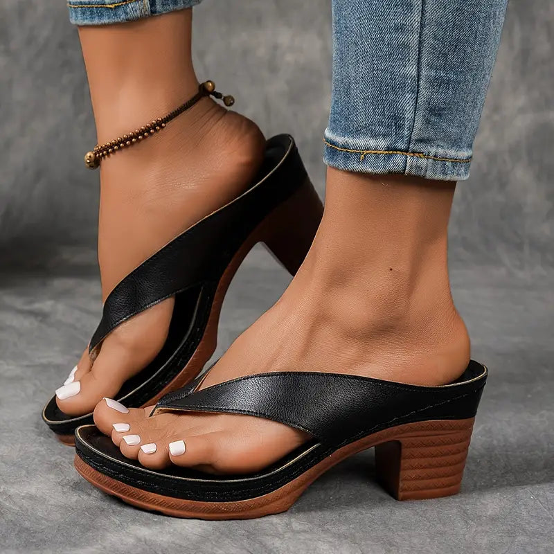Charlotte Orthopedic Slipper with Heel