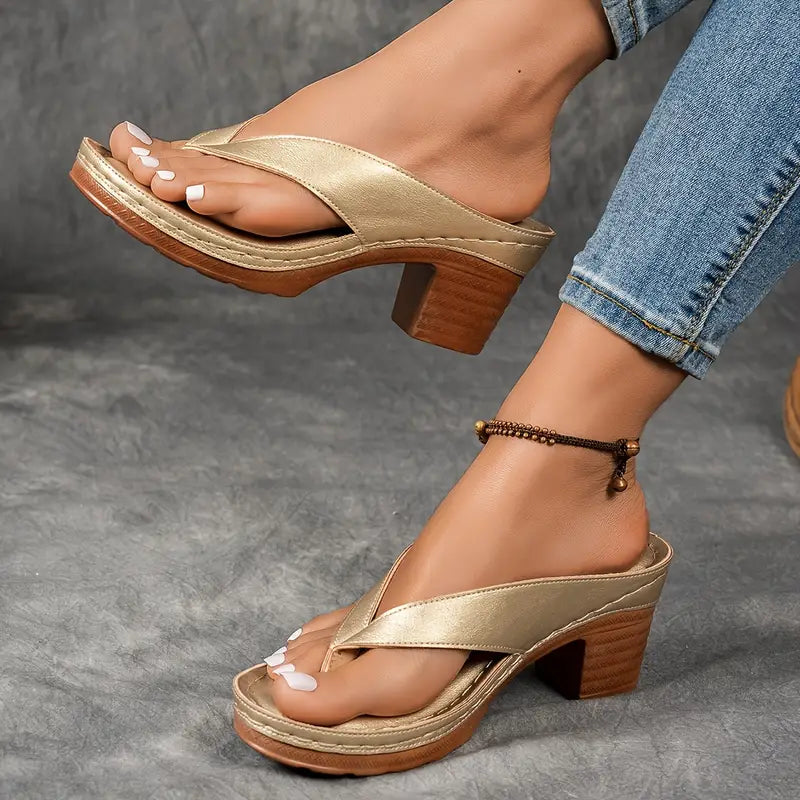 Charlotte Orthopedic Slipper with Heel