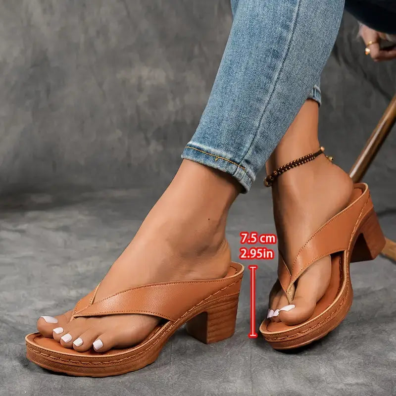 Charlotte Orthopedic Slipper with Heel
