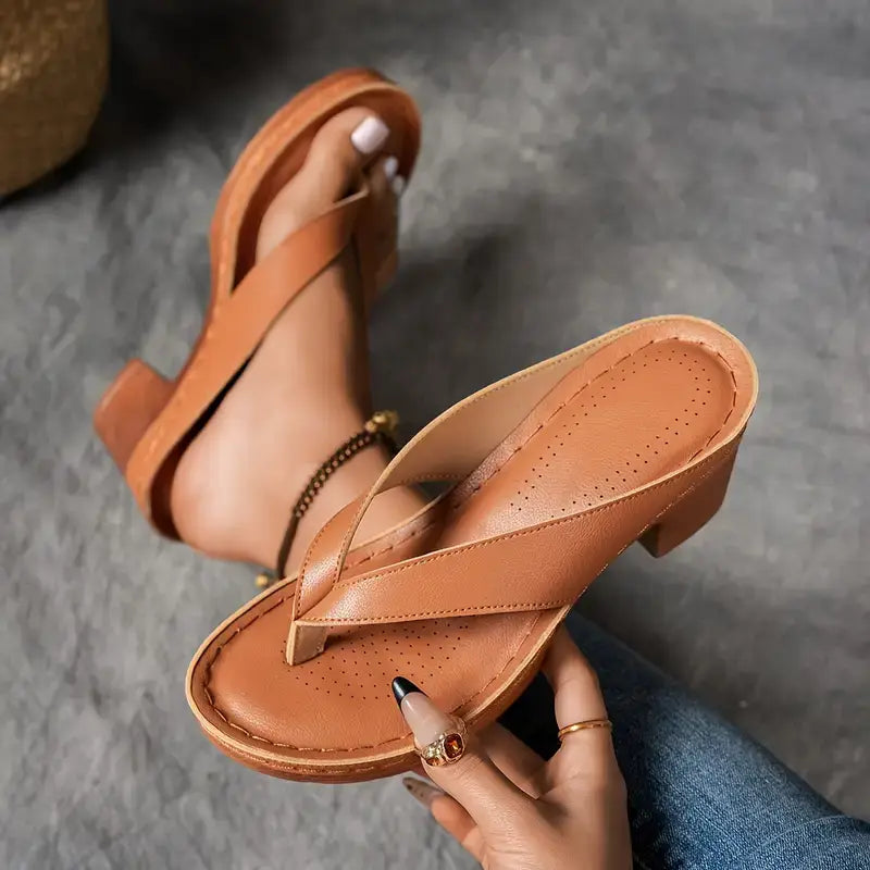Charlotte Orthopedic Slipper with Heel
