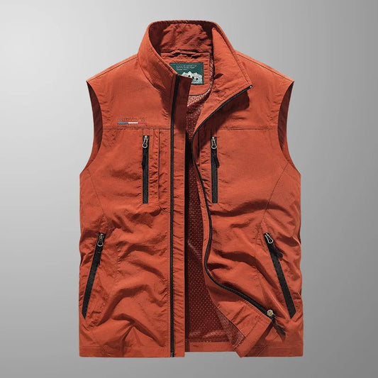 Marek – Breathable Cargo Vest with Multiple Pockets