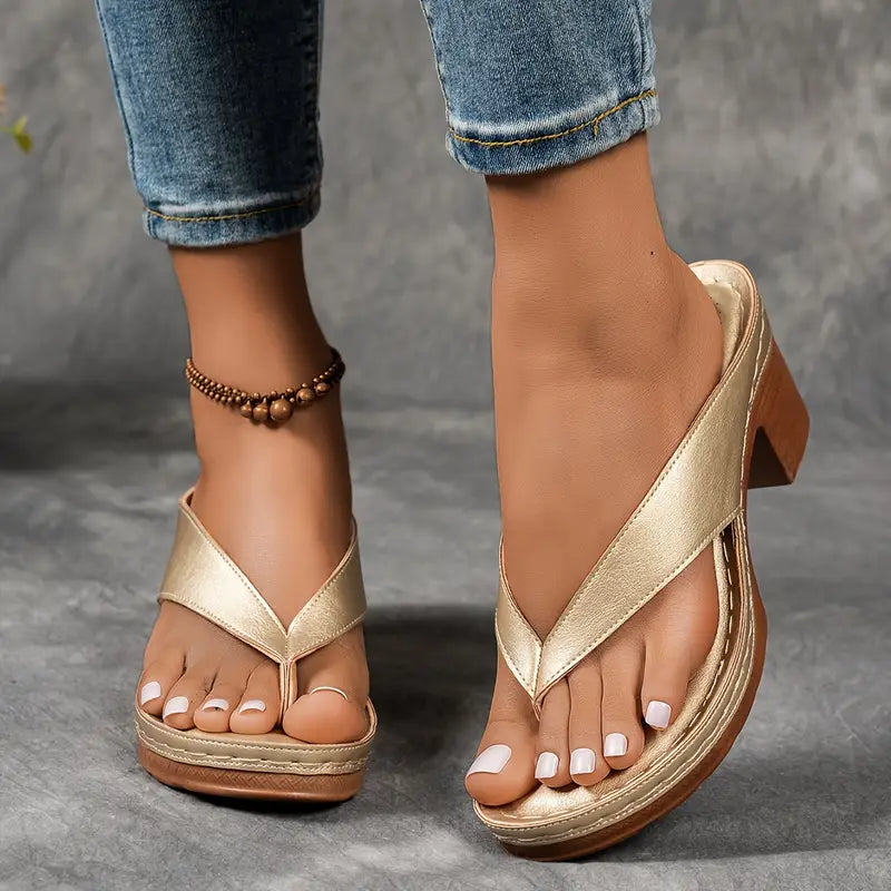 Charlotte Orthopedic Slipper with Heel