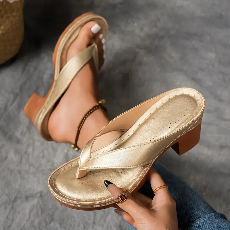 Charlotte Orthopedic Slipper with Heel