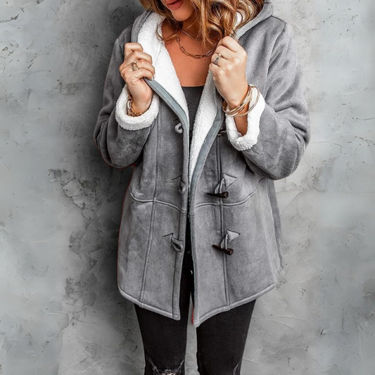 Malia | Hooded jacket Women's clothing autumn short cut fastening